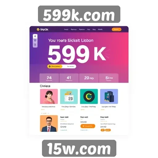 Explorando a interface de usuário do 599k.com